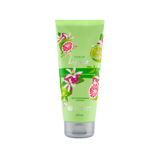 Leite Desodorante Corporal Flor de Lim&atilde;o 200mL